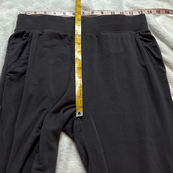 Express High Rise Floral Embroidered Joggers Pants Solid Gray Pockets XS - Picture 6 of 9